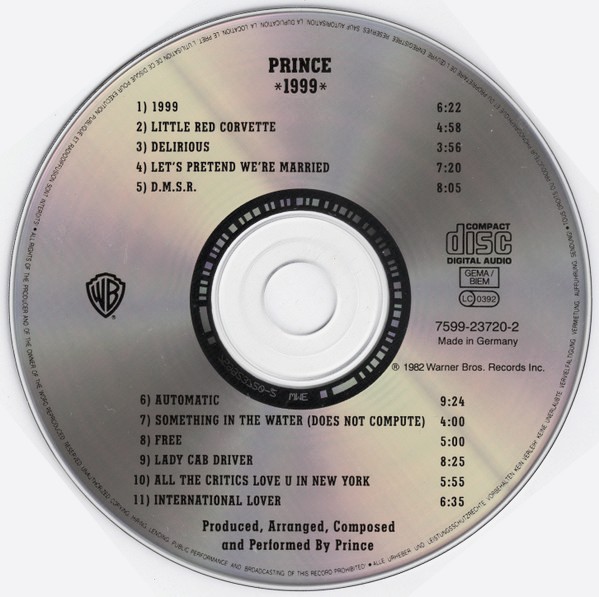 Prince – 1999 Cd