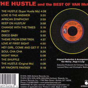 van mccoy best of trasera Van McCoy – The Hustle And The Best Of Van McCoy Cd