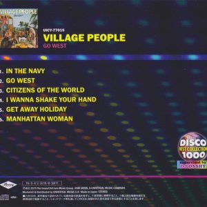 village people Go west JP trasera Village People – Go West Cd Japones