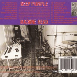 deep purple machine head anniversary trasera Deep Purple – Machine Head Cd 25th Anniversary Edition (Incluye versiones Quadraphonic)