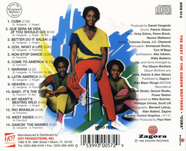 gibson brothers bes of unidisc trasera The Gibson Brothers – The Best Of Cd (Versiones Completas)