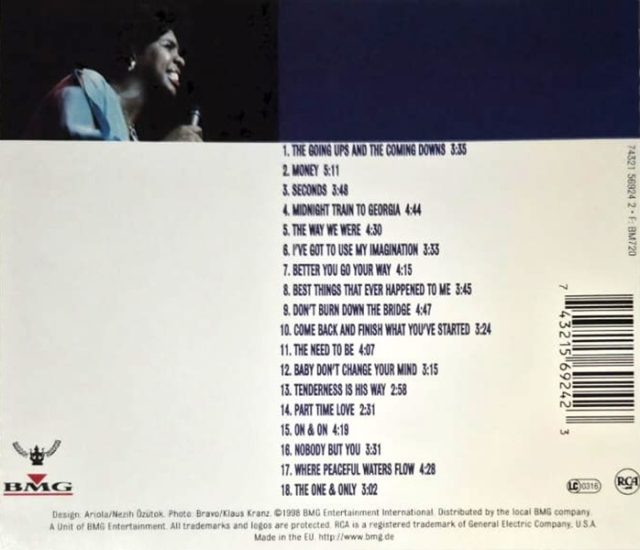 gladys knight best of trasera Gladys Knight And The Pips – The Collection Cd