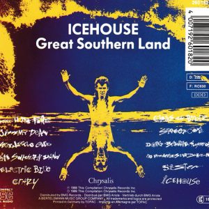 icehouse compilacion trasera Icehouse – Great Southern Land / Compilación Cd (Incluye 12" No Promises Dance Mix) AOR