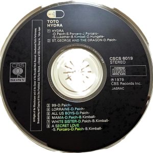 Toto – Hydra Cd Japonés (AOR)
