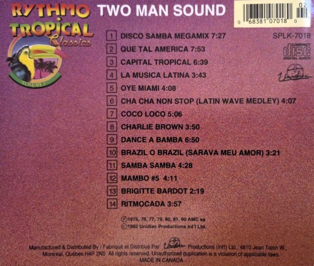 two man sound best of trasera Two Man Sound – Rythmo Tropical Classics Volume 2 Cd
