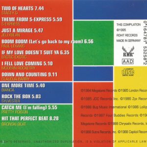dance classix trasera Dance Classix Vol. 1 Cd (Varios Artistas 12" : Paul Lekakis - Erotic Exotic - Modern Rocketry - Bianca - Pretty Poison - Claudja Barry)