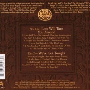 kenny rogers doble cd trasera Kenny Rogers – Love Will Turn You Around + We've Got Tonight Cd (AOR)