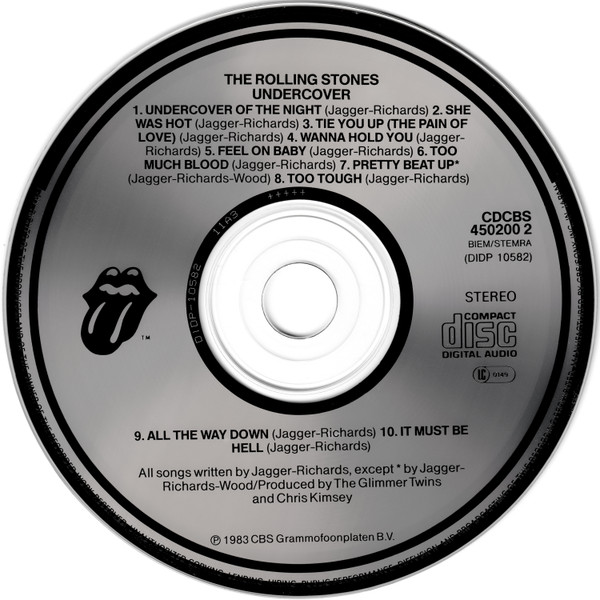 rolling stones undercover JP cd The Rolling Stones – Undercover Cd Japonés