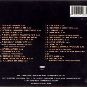 shaky trasera Shakin' Stevens – Shaky The Epic Years Cd (Compilacion)