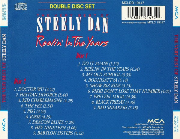 steely dan very best trasera Steely Dan – The Very Best Of Cd